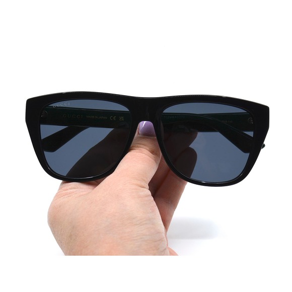 GUCCI GG0926S 001 BLACK/GREEN GREY AUTHENTIC SUNGLASSES - Picture 11 of 14